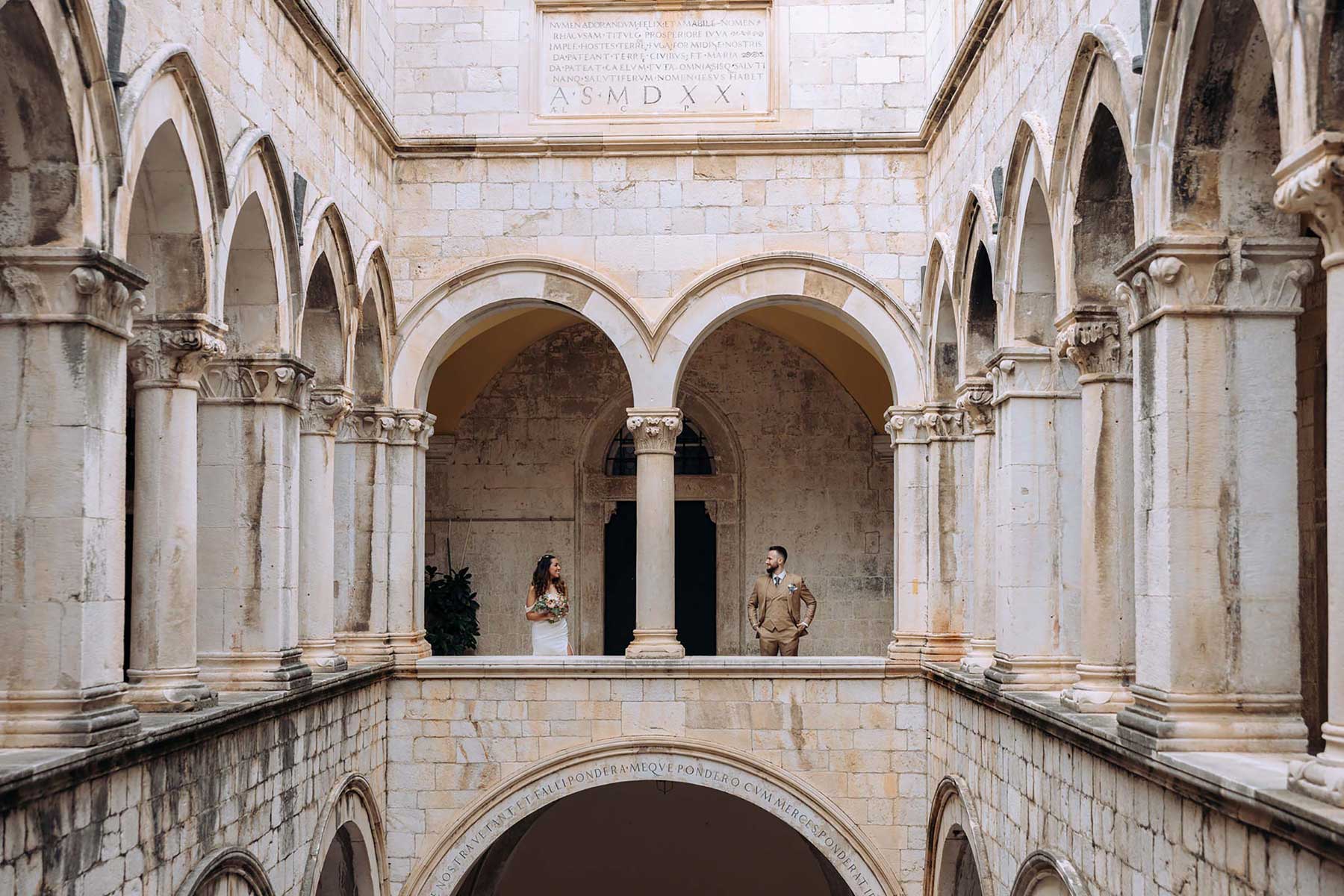 Dubrovnik wedding venues Sponza Palace