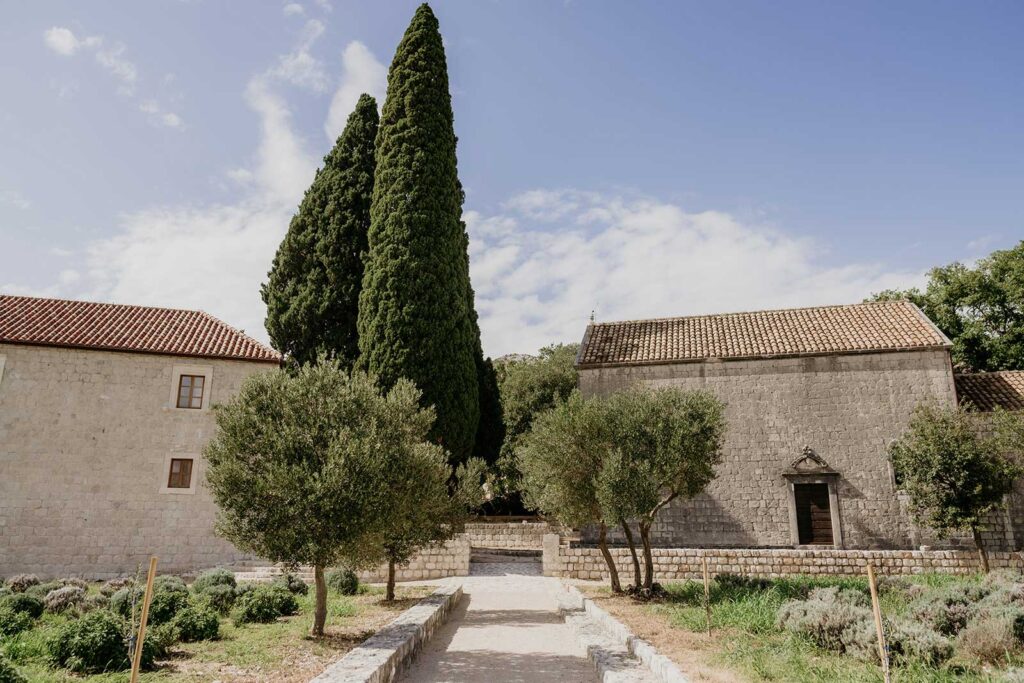 Reception wedding venues Dubrovnik, St Vincenco monastery